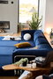 Atelier Del Sofa Kanyon Sofá-Cama Esquinero Azul Marino